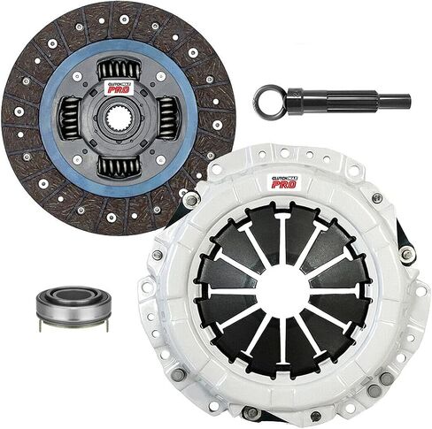 Clutchmaxpro Performance Stage 2 Clutch Kit متوافق مع 2004-2007 Mitsubishi lancer de es ls se oz rally 2.0l sohc non-turbo 5 سرعات (CP05510HD-ST2) in Saudi Arabia
