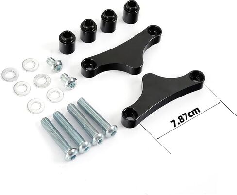 XMT-MOTO Black 21" 23" 26" 30" Front Fender Spacer Fender Mounting Spacers Kit Fit for Harley Touring Electra Glide 2000-2013 in Saudi Arabia