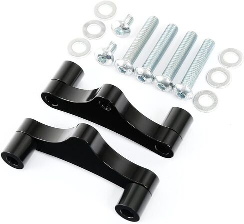 XMT-MOTO Black 21" 23" 26" 30" Front Fender Spacer Fender Mounting Spacers Kit Fit for Harley Touring Electra Glide 2000-2013 in Saudi Arabia