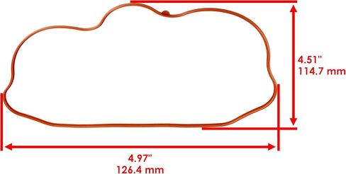 Caltric Valve Cover Gasket Compatible with Polaris Ranger 700 2006 2007 2008 in Saudi Arabia