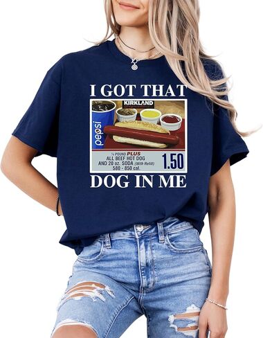 Funny Hot Dog Graphic T-Shirt – Unisex Meme Tee with Soda Combo Print – Trendy Oversized Streetwear Top in Saudi Arabia