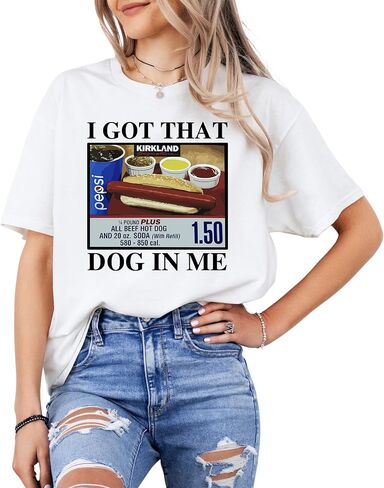 Funny Hot Dog Graphic T-Shirt – Unisex Meme Tee with Soda Combo Print – Trendy Oversized Streetwear Top in Saudi Arabia