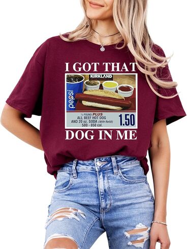 Funny Hot Dog Graphic T-Shirt – Unisex Meme Tee with Soda Combo Print – Trendy Oversized Streetwear Top in Saudi Arabia