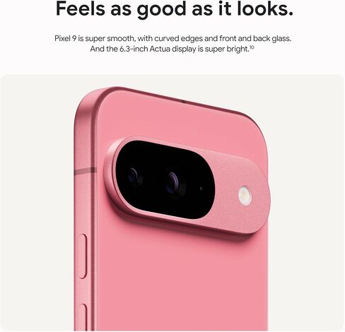 Google Pixel 9 - الهاتف الذكي Android غير المؤمن مع الجوزاء ، بطارية على مدار 24 ساعة ، كاميرا متقدمة ، و 6.3 "شاشة Actua - Obsidian - 128 جيجابايت (متجددة) in Kuwait