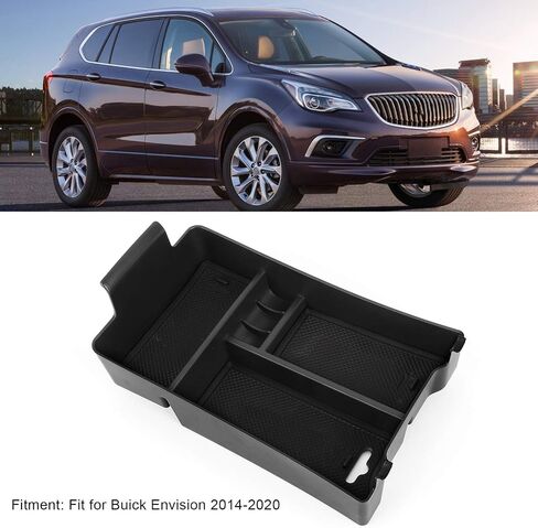 Central Console Storage Box, Center Console Organizer Tray, Car Center Console Armrest Storage Box Organizer Container Fit for Buick Envision 2014-2020 Automotive Center Consoles in Saudi Arabia