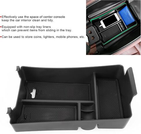 Central Console Storage Box, Center Console Organizer Tray, Car Center Console Armrest Storage Box Organizer Container Fit for Buick Envision 2014-2020 Automotive Center Consoles in Saudi Arabia