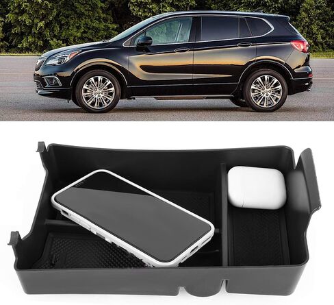 Central Console Storage Box, Center Console Organizer Tray, Car Center Console Armrest Storage Box Organizer Container Fit for Buick Envision 2014-2020 Automotive Center Consoles in Saudi Arabia