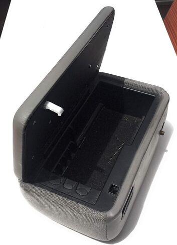 WILLY'S AUTO 1993-2004 New Center Console lid Vinyl Gray Compatible with Ford Ranger in Saudi Arabia