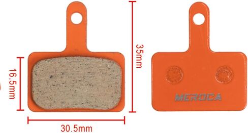 Brake Disc Pads Parts Hydraulic Semi-Metal Metal for Kukirin G3 PRO Electric Scooter KUGOO Kirin G3 PRO Brake Pads Accessories in Saudi Arabia