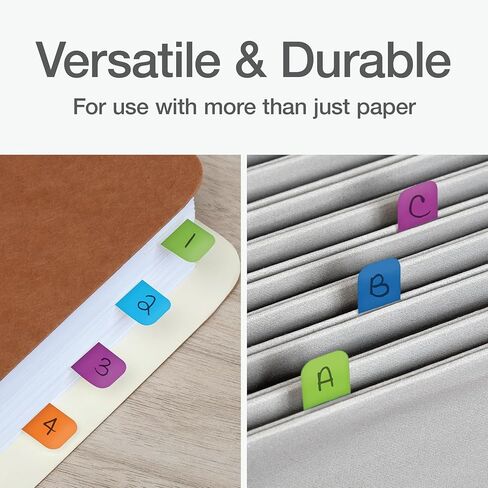 عروات كتابة Redi-Tag، عروات مؤشر لاصقة دائمة، ألوان باستيل متنوعة: وردي، أرجواني، أزرق، أزرق مخضر، أخضر، 1 بوصة × 7/16 بوصة، 130 عبوة (1009306) in Kuwait