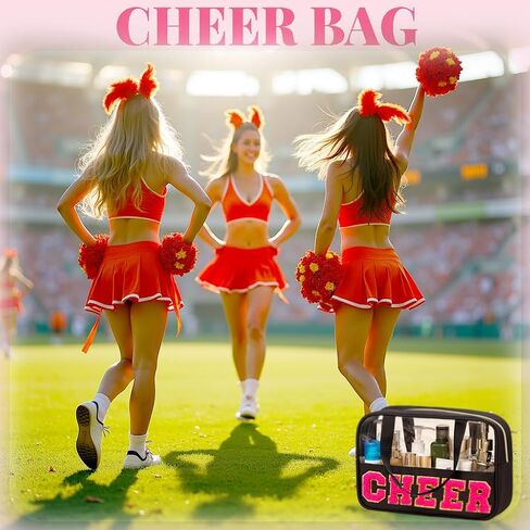 Chenille Letter MEDS Bag Clear Medical Medicine bag for Traveling Preppy Emergency Patch Bag with Handle and Zipper Waterproof Nylon Portable Makeup Bag for Women in Saudi Arabia