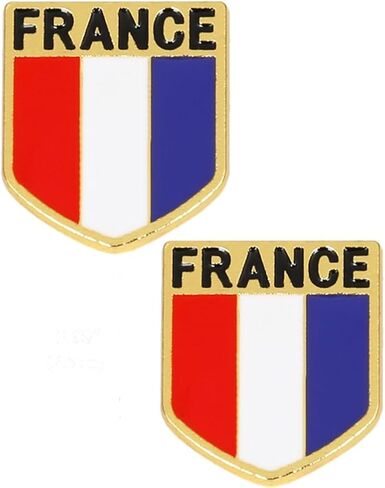 Two heart-shaped badge brooches of the British flag can be worn on jackets, suits, and hats in Saudi Arabia