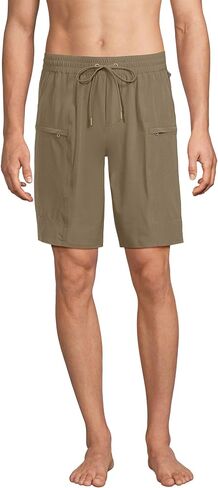 Lands' End Men's 9 Inch Packable Cargo Swim Shorts in Saudi Arabia
