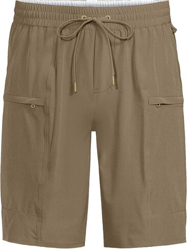 Lands' End Men's 9 Inch Packable Cargo Swim Shorts in Saudi Arabia