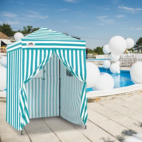 EAGLE PEAK Flex Ultra Compact 4x4 Pop-up Canopy, Sun Shelter, Changing Room, Portable Privacy Canopy Cabana for Pool, Fashion Photoshoots, or Camping, Dark Gray in Saudi Arabia