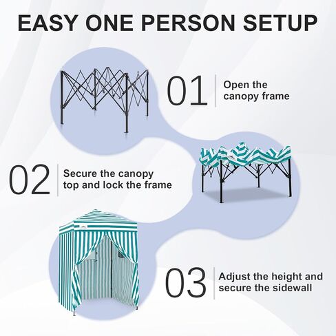 EAGLE PEAK Flex Ultra Compact 4x4 Pop-up Canopy, Sun Shelter, Changing Room, Portable Privacy Canopy Cabana for Pool, Fashion Photoshoots, or Camping, Dark Gray in Saudi Arabia