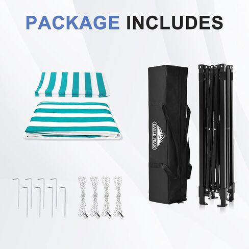 EAGLE PEAK Flex Ultra Compact 4x4 Pop-up Canopy, Sun Shelter, Changing Room, Portable Privacy Canopy Cabana for Pool, Fashion Photoshoots, or Camping, Dark Gray in Saudi Arabia
