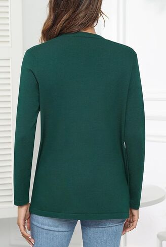 Womens 2024 Opening Cardigan Sweater Lightweight Cardigan Sweater Coat with Pocket Office Coat in Kuwait