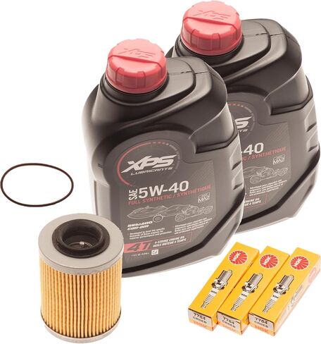 Sea Doo Spark 900 Oil Change Kit W/Filter O-Ring & NGK Spark Plugs in Saudi Arabia