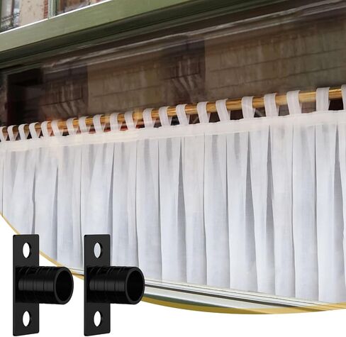 Pelopy 4 PCS داخل قوس Mount Curtain Rod Bracket 3/8 "Bracket Lodding 3/8" (النحاس) in Saudi Arabia