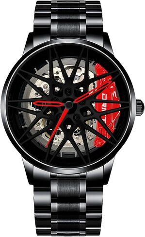 DriftElement M4 Automatic Rim Watch – Handmade in Germany – Men's Mechanical Timepiece with Miyota 8N24 Movement – Motorsport-Inspired Design in Saudi Arabia