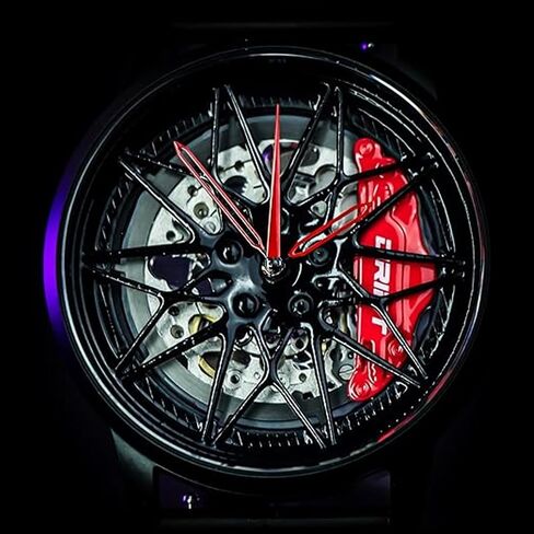 DriftElement M4 Automatic Rim Watch – Handmade in Germany – Men's Mechanical Timepiece with Miyota 8N24 Movement – Motorsport-Inspired Design in Saudi Arabia
