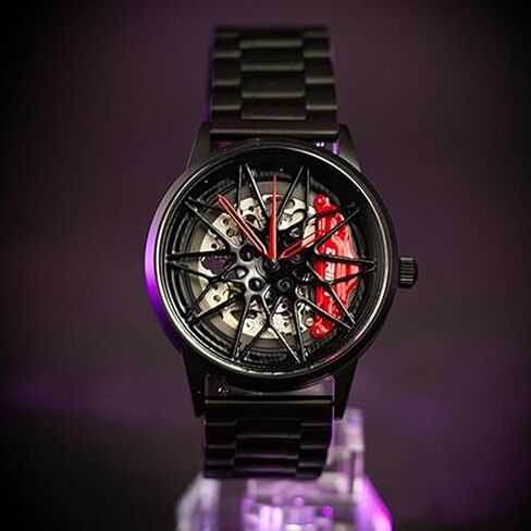 DriftElement M4 Automatic Rim Watch – Handmade in Germany – Men's Mechanical Timepiece with Miyota 8N24 Movement – Motorsport-Inspired Design in Saudi Arabia