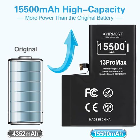 بطارية سعة 13200 مللي أمبير في الساعة متوافقة مع iPhone 12 Mini ، 0 بطارية استبدال Li-polymer دورة لـ iPhone 12 Mini مع مجموعة أدوات الإصلاح المهنية in Kuwait