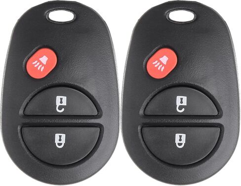 SCITOO متوافق مع زر 2x3 الجديد مفتاح فوب جديد بدون مفتاح الإدخال عن بُعد بديل ، فنير ، مرسل الصافي ، المنبه ، FIT 04-16 لتويوتا سيينا تاكوما التندرا هايلاندر سيكويا GQ43VT20T in Saudi Arabia