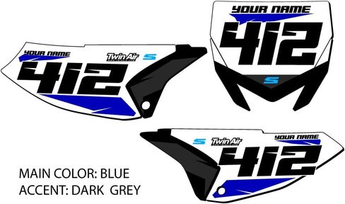 2018-2025 YZ 65 SG64 Custom MX Number Plates Senge Graphics Kit Compatible with Yamaha in Saudi Arabia