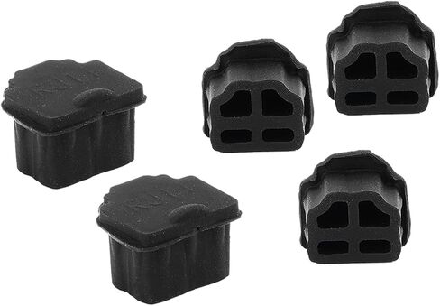 10pcs Mini HDMI مضاد الغبار غطاء غطاء المقابس HDMI المنفذ الإناث غطاء محامي السيليكون الناعم للتلفزيون ، وأجهزة الكمبيوتر مع فرشاة التنظيف in Kuwait