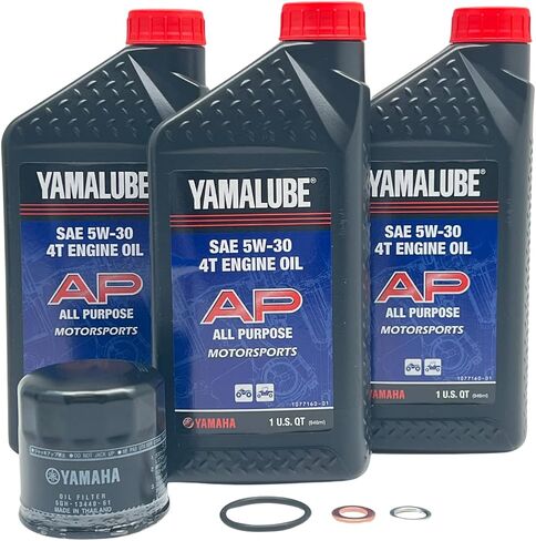 Yamaha Original OEM Yamalube Grizzly/Kodiak/Wolverine LUB-ATVCG-KT-05 ATV Cold Weather Oil Change Kit W/Yamaha OEM Filter Part #5GH-13440-80-00 Supercedes Part# 5GH-13440-61-00 in Saudi Arabia