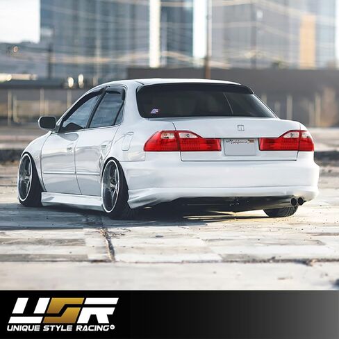 USR DEPO 01-02 Accord Tail Lights - JDM Style Red/Clear Lens LED Rear Tail Lamps Set Compatible with 2001-2002 Honda Accord 4 Doors Sedan in Saudi Arabia