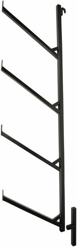 Mytee Products 3 Pack of 4 Tier Shipping Container Pipe Rack with 18"(L) x 64"(H) - Black Powder Coated Steel Rack for Heavy Duty Trailer Containers - Easy to Assemble & Remove in Saudi Arabia