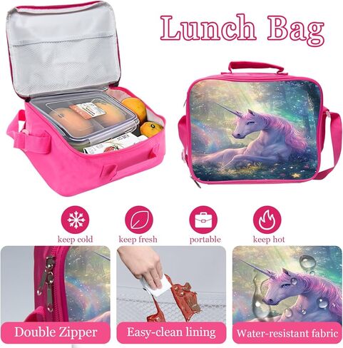 حقيبة ظهر للملاكمة للأطفال فتيات الفتيان حقيبة مدرسية لطيفة مع حقائب الظهر مع حزمة الغداء 3pcs مجموعة حقيبة الكتب الأطفال in Kuwait