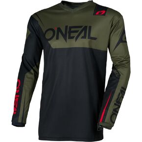 O'NEAL Element Jersey Mens Racewear Black/Olive Large in Saudi Arabia