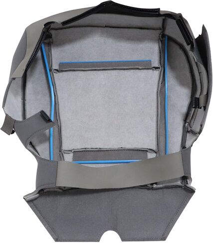 Gray Front Driver & Passenger Side Bottom & Top Replacement Cloth Seat Covers Compatible with Ford F250 F350 F450 F550 2017 2018 2019 2020 2021 in Saudi Arabia