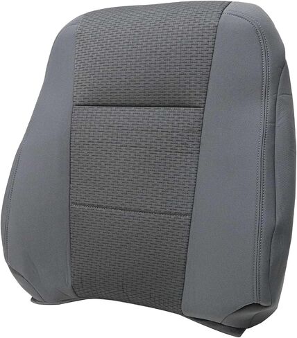 Gray Front Driver & Passenger Side Bottom & Top Replacement Cloth Seat Covers Compatible with Ford F250 F350 F450 F550 2017 2018 2019 2020 2021 in Saudi Arabia