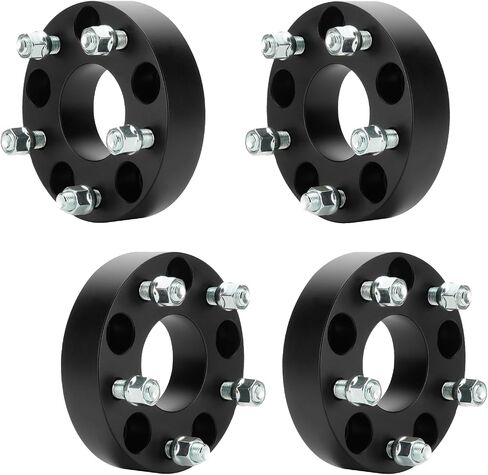 4pcs 5x5 (5x127mm) Wheel Spacers w/ 71.5mm Bore, 1.5 inch (38.1mm) 14x1.5 Studs fits 2011-2021 Jeep Grand Cherokee; 2019-2023 Wrangler; 2020-2023 Gladiator, 2011-2023 Dodge Durango, Not Hubcentric in Saudi Arabia