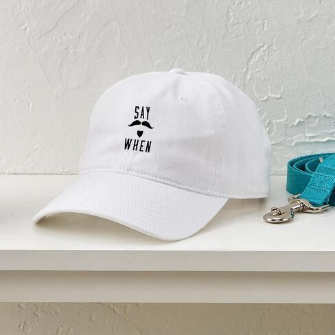 CafePress Say When Cap Adjustable Baseball Cap in Saudi Arabia