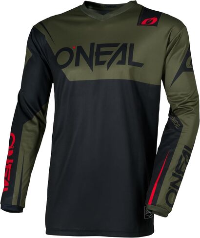 O'NEAL Element Jersey Mens Racewear Black/Olive Large in Saudi Arabia