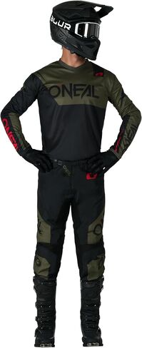 O'NEAL Element Jersey Mens Racewear Black/Olive Large in Saudi Arabia