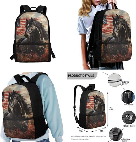 Cool Tiger School Backpack for Boys 8-12 Large Capacity Kids Backpack with Lunch Box Set Adjustable Strap Bookbag for School Kids 4pcs Primary Middle School Casual Daypack in Kuwait