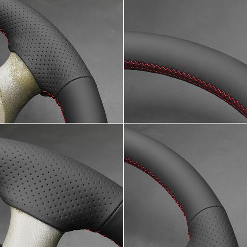 Mewant for Mustang Teadering Wheel Cover 1994-2004 WLEAR LEATHER LEATHER LEATHER WELL FORD Ford Mustang in Saudi Arabia