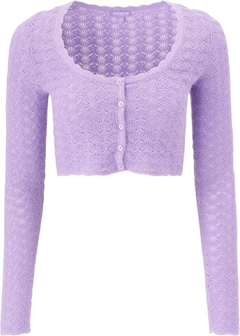 florence by mills Women's Le Pointelle Sweater Lace Cardigan in Saudi Arabia