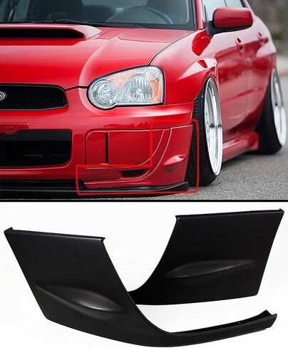 2 Pieces Front Bumper Side Splitters Covers Caps Compatible With for 2004-2005 Subaru Impreza WRX STI GD in Saudi Arabia
