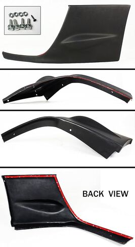 2 Pieces Front Bumper Side Splitters Covers Caps Compatible With for 2004-2005 Subaru Impreza WRX STI GD in Saudi Arabia