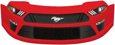 Speedway Motors MD3 Stock Car Nose, Compatible with Ford Compatible with Mustang, Red, Decals in Saudi Arabia