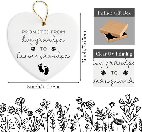 First Time Mom Dad Gifts for Expecting Mom Dad First Christmas Family of 3 Ornament Expecting Parents to Be Unique Gifts Ceramic Ornament in Kuwait