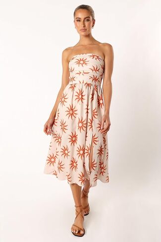 Petal & Pup Women's Ryder Strapless Midi Dress in Saudi Arabia